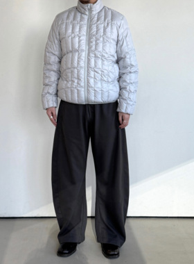 Anniehall24fw casual sweatpants毛圈加绒弯刀卫裤中等厚度宽松