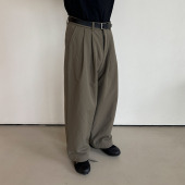 Anniehall24fw pants加绒加厚保暖轻松休闲裤 fleece casual