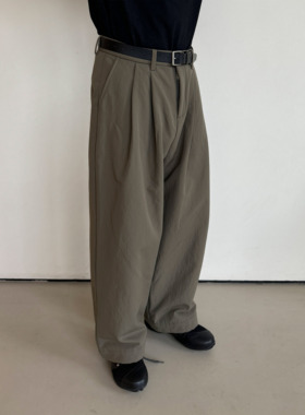 Anniehall24fw fleece casual pants加绒加厚保暖轻松休闲裤