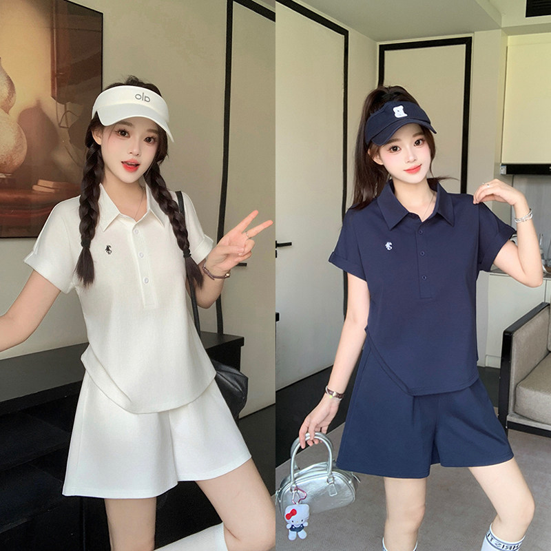 夏季哺乳衣外出短裤套装时尚显瘦大码休闲哺乳装喂奶衣产后两件套