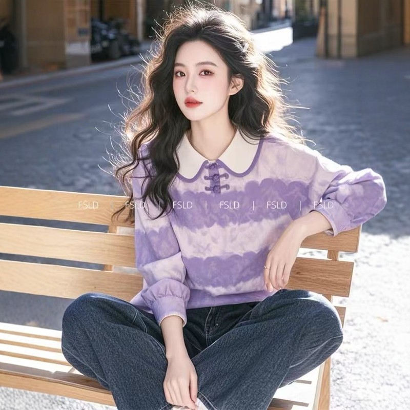 外出哺乳衣雪纺衫设计感嫩妈款小衫时尚春产后喂奶衣外穿显瘦上衣