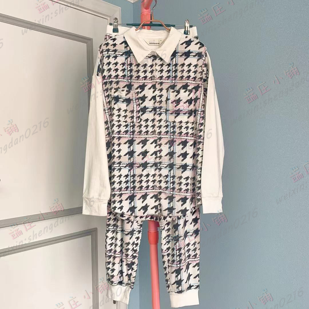 法兰绒家居服女士睡衣