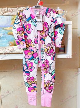 连体--浅/花色系列！澳洲直邮bonds邦芝童装 婴儿连体衣爬服 睡衣