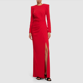 结婚婆婆装 高级质感妈妈装 优雅年会连衣裙 长裙2024新款 晚礼服时尚