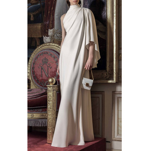 高端大气晚礼服2024新款气质优雅宴会妈妈装长款质感年会连衣裙女