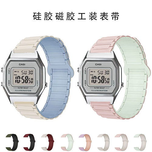 适用卡西欧LA680WALA690WA表带