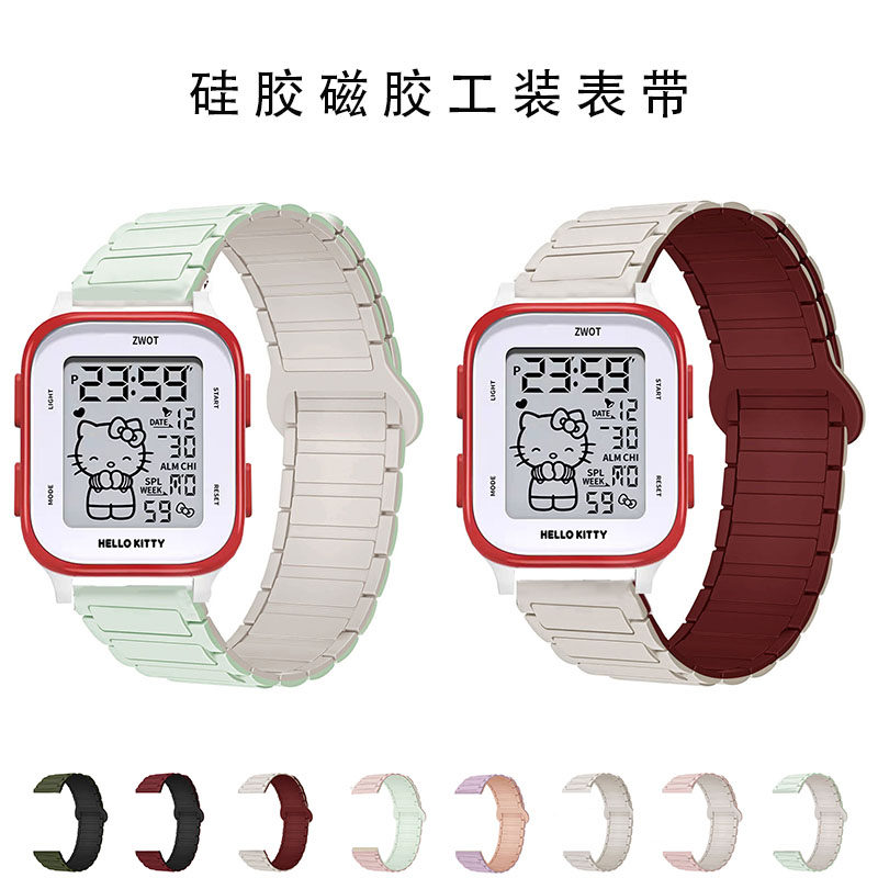 适用正港ZGO878三丽鸥KT猫表带图片