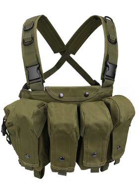 暗区突围护甲战术肚兜AK胸挂携行装具多功能作战背心马甲快拆弹挂