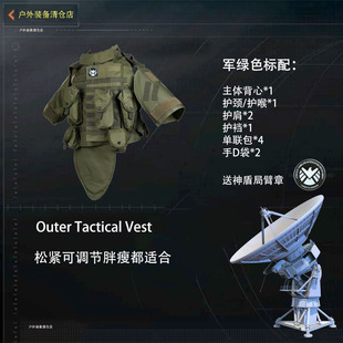 和平精英地铁逃生7级甲4词条7级包暗区突围cos装备有甲单挂甲马甲