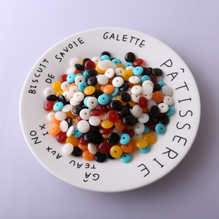 3*10MM隔片隔珠项链手链金刚星月菩提DIY民族风饰品配件材料散珠