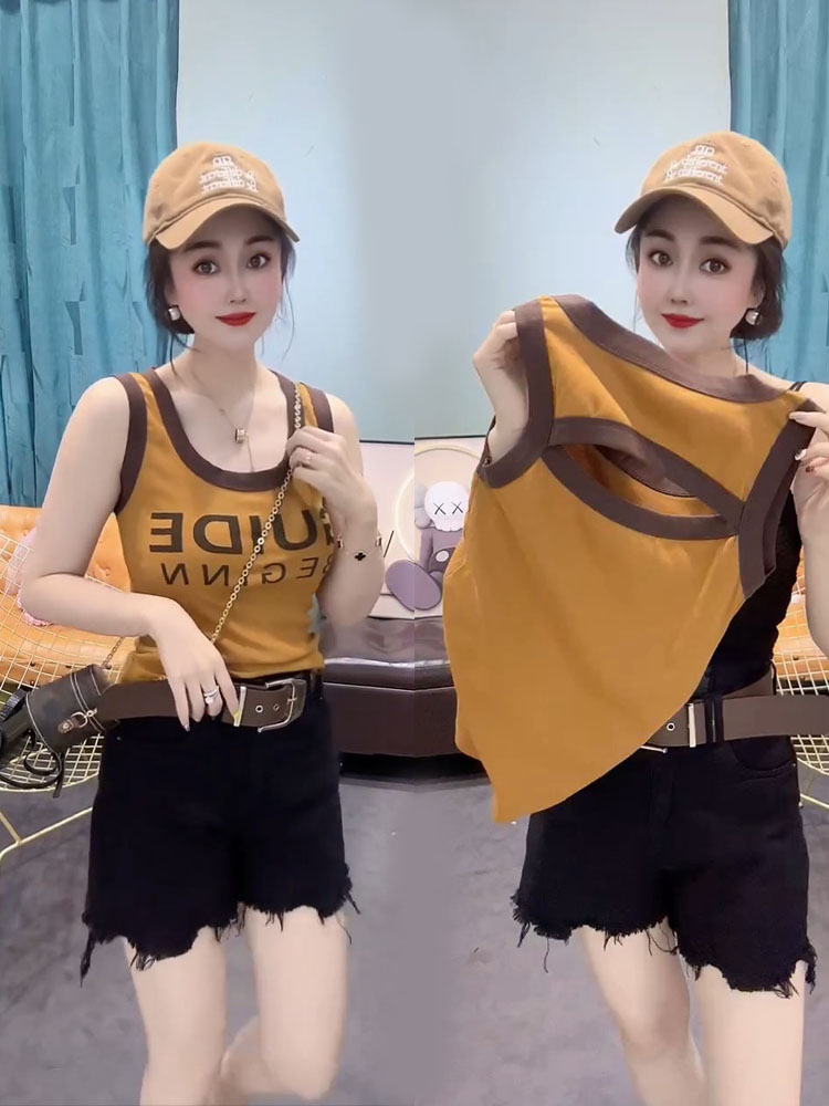 遮副乳防外穿露背背心吊带