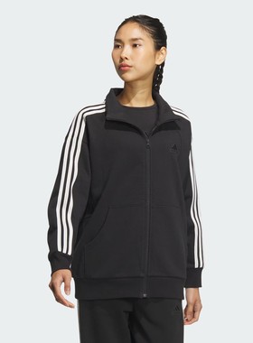 Adidas/阿迪达斯女子25年冬款运动休闲立领夹克外套JN0759 JN0760
