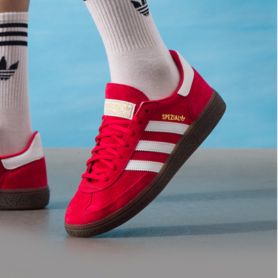 阿迪达斯三叶草SPEZIAL 2025年女子运动休闲透气板鞋 FV1227