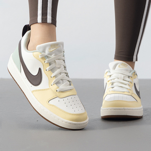 Nike耐克2025年冬季女子儿童COURT 运动休闲透气板鞋HV1804-121