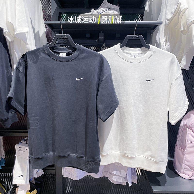 Nike/耐克23夏新款男子休闲运动针织圆领短袖T恤DX0881-010-100-封面