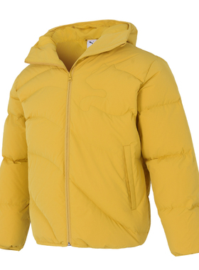 Puma/彪马男子25年冬款运动休闲连帽保暖羽绒服外套 635784-62-01
