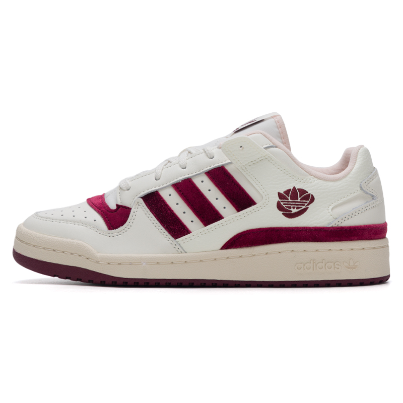 阿迪达斯2025年冬季男女运动休闲FORUM LOW篮球风板鞋 KJ6982