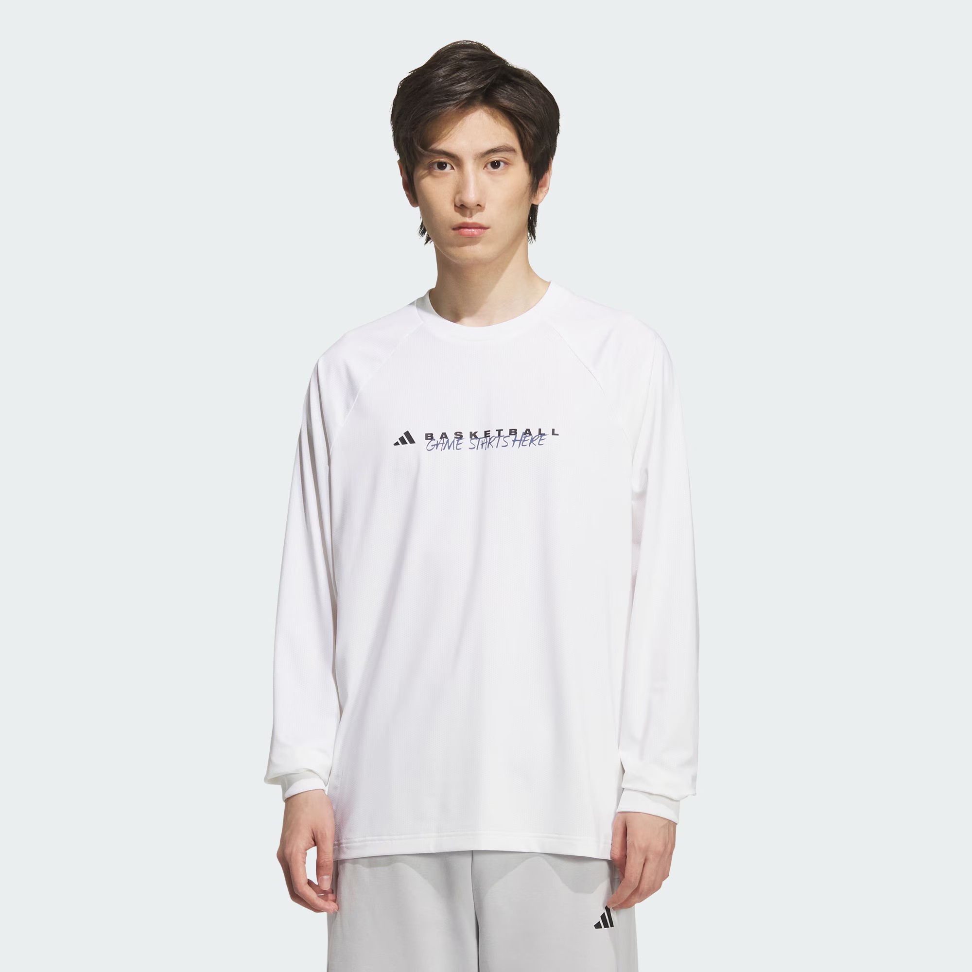 阿迪达斯男子速干长袖T恤KC2803