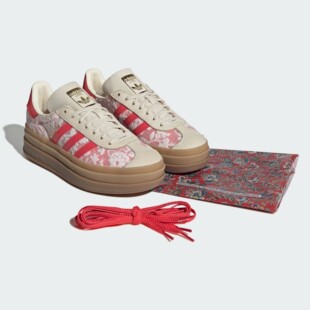蕾丝印花厚底T头板鞋 JR8885 阿迪达斯三叶草女子25年秋款 Adidas