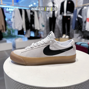 男女运动休闲低帮系带透气板鞋 DC7695 夏季 Nike耐克BLAZER 100