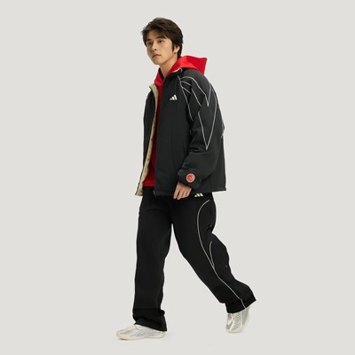 阿迪达斯男子双面穿棉服KT0618