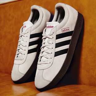 阿迪达斯男女同款复古运动休闲板鞋德训鞋「T头鞋」JS3003 JS3004