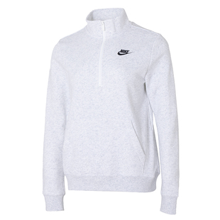 Nike/耐克女子25年冬款立领半开襟薄绒保暖套头衫卫衣DQ5839-010