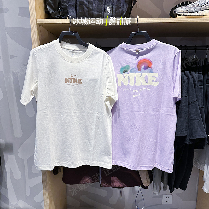 Nike/耐克女夏圆领宽松短袖