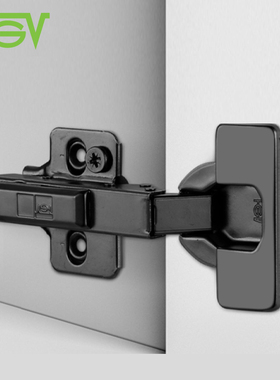 FGV-枪黑色完美快装阻尼铰链35杯48孔105度二段力