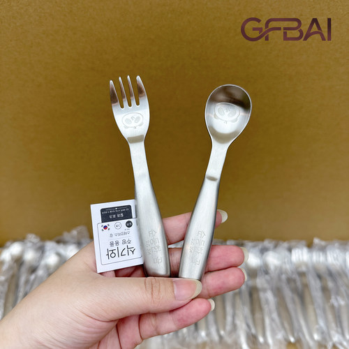 304不锈钢儿童勺叉吃饭勺