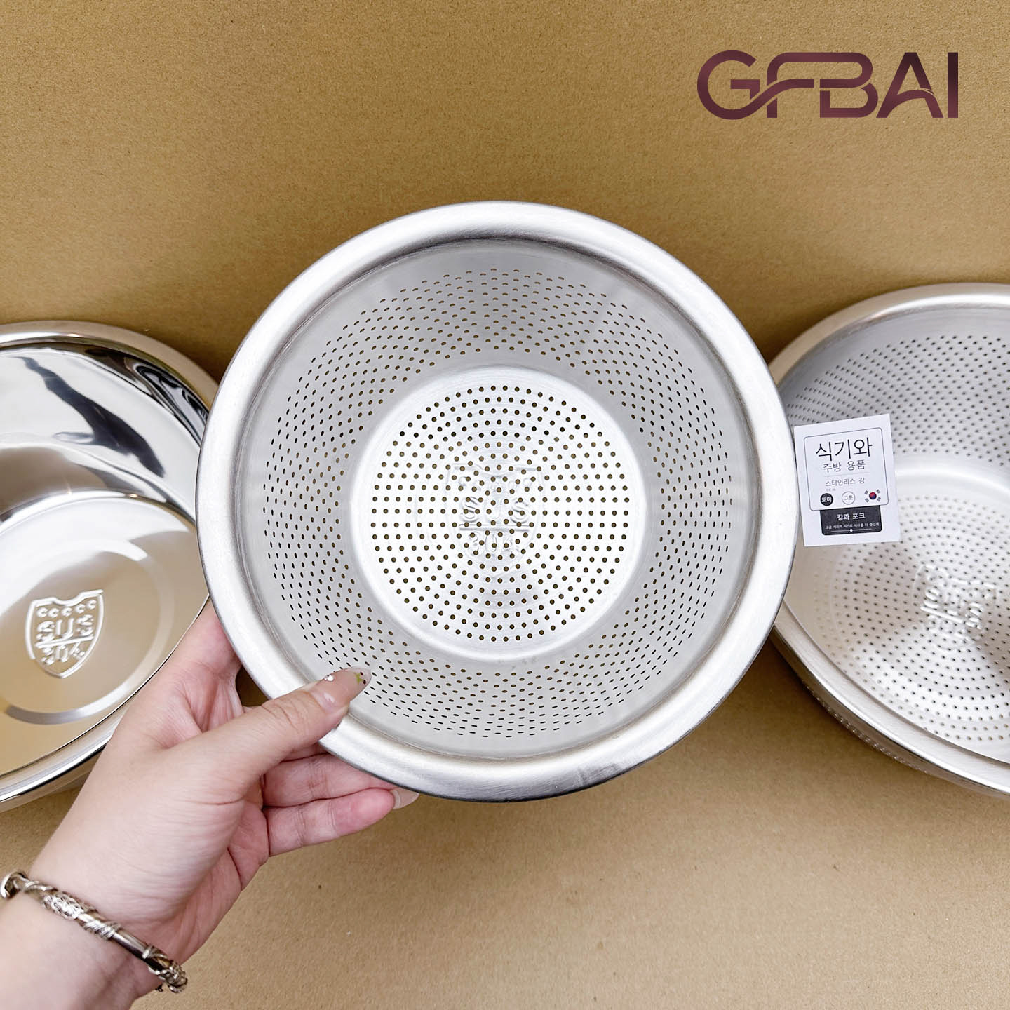 加厚304不锈钢洗菜汤盆沥水漏盆