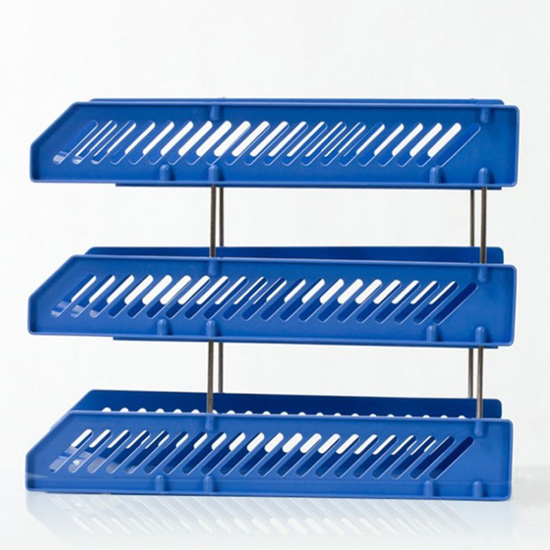 YUEFU YF338 3단 파일 트레이 스탠드 데스크탑 아이템 수납 랙 파일 상자 용품 바구니 정보 정리 랙