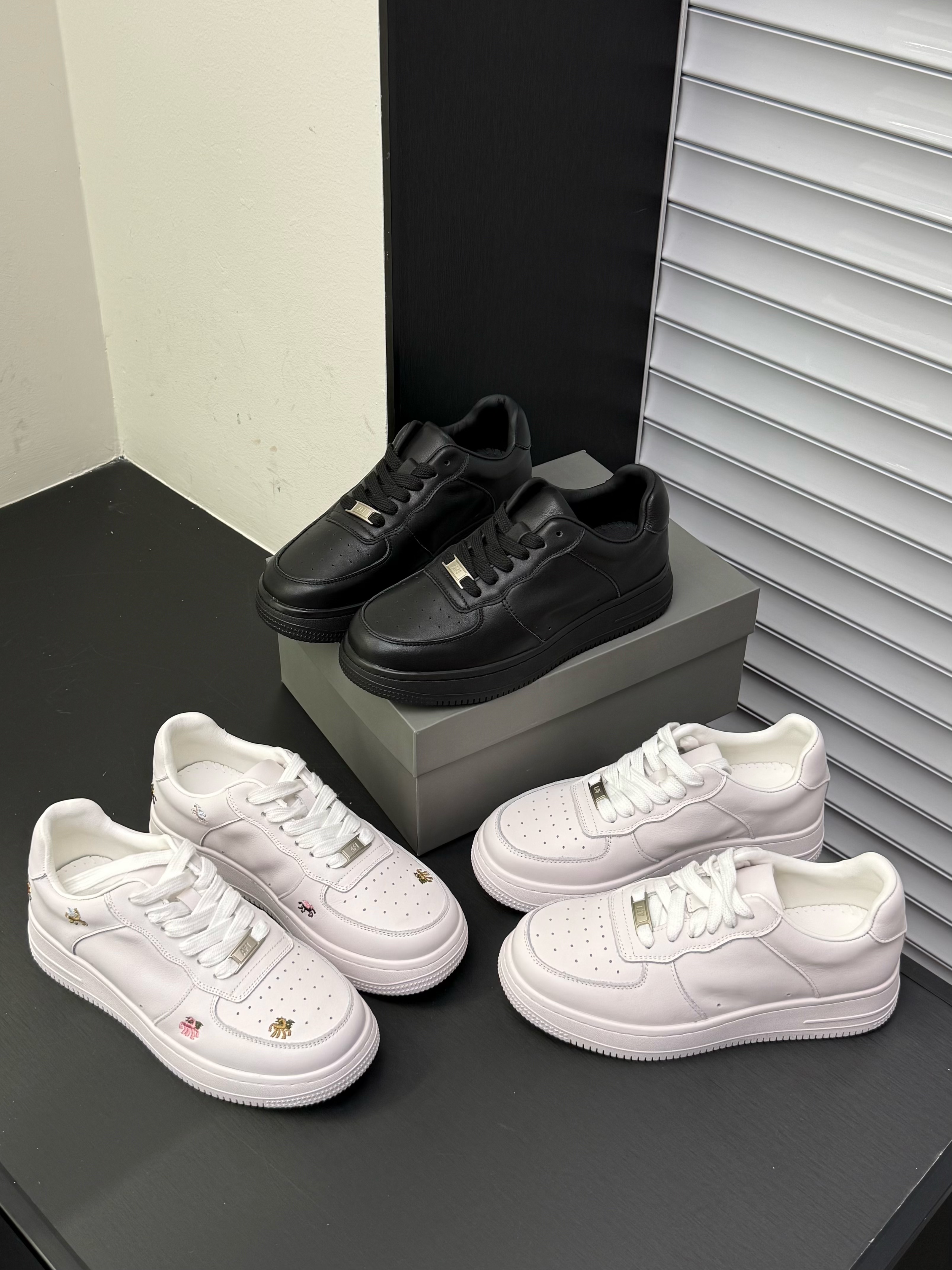 2026新款真皮小白鞋厚底增高4cm 乳胶真皮鞋垫软底休闲板鞋ins潮