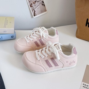 丑萌软底德训鞋 百搭板鞋 女2025新款 时尚 A6068 透气休闲面包鞋 韩版