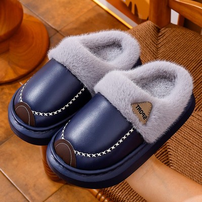 pu防水儿童棉拖鞋EVA超轻鞋底