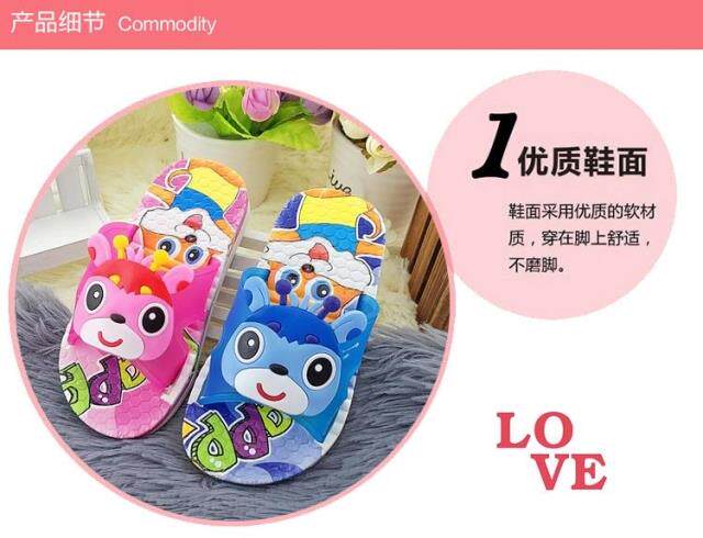 Pantoufles enfants en autre pour été - semelle caoutchouc Wear - Ref 987251 Image 3