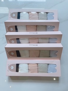 和美内裤正品叠纱丈根兰精五条装中腰超柔软桑蚕丝抗菌抑菌夏季女