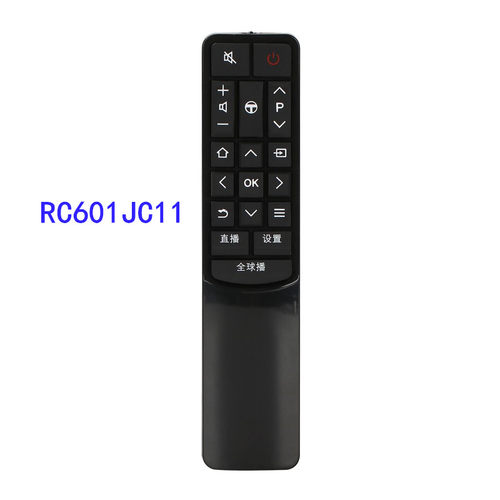 RC601JC11适用TCL电视遥控器L48 L55 L65P1-CUD全球播 L55A980CUD
