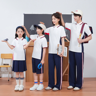 江西省吉安市校服套装纯棉中小学生统一校服春秋款男女童运动班服