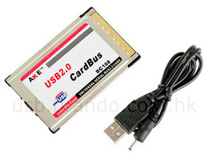 PCMCIA转USB2.0卡 笔记本USB2.0扩展卡USB2.0 CARDjBUS PC转接卡
