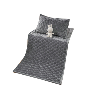 2025新款牛奶绒床单90x200加厚单人住校专用灰色学生宿舍床垫190