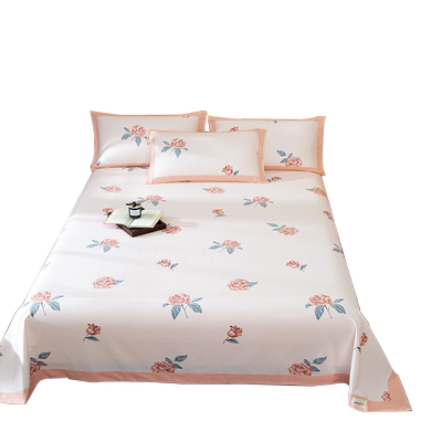 A类全棉老粗布宽边床单