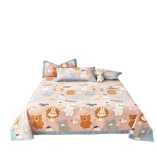a类儿童卡通床单单件纯棉100全棉高端老粗布加厚防滑宝宝婴儿秋冬