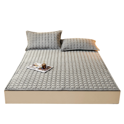 A类抗菌牛奶绒冬季保暖床垫