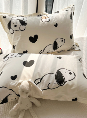 纯棉枕套2024年新款单个大号枕头套50x80一对装48x74cm儿童40x60