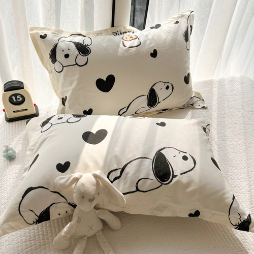 妙菲全棉印花枕套信封式