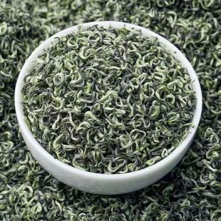 2025新茶四川雅安蒙顶甘露雨前嫩芽炒青碧螺春工艺浓香型茶叶散装