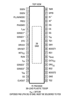 原装正品 LTC3897EFE LTC3897IFE LTC3897HFE LTC3897 TSSOP现货