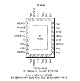进口原装 LTC3634EUFD LTC3634IUFD LTC3634HUFD LTC3634 QFN现货