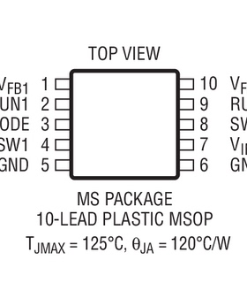 进口原装 LTC3419EMS-1 LTC3419IMS-1 LTC3419-1 MSOP 现货可直拍